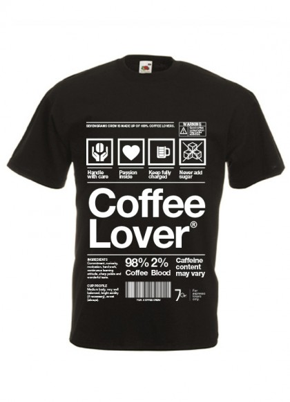Maglietta Coffee Lover | Mod. Uomo | Tg. M