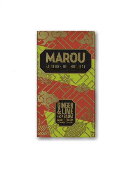 Cioccolato Marou Vietnam Ginger Lime & Ba Ria 69% Tav 80 gr