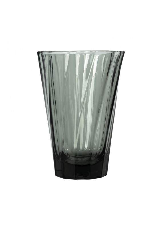 Loveramics Urban Glass Twisted Latte 360ml Black